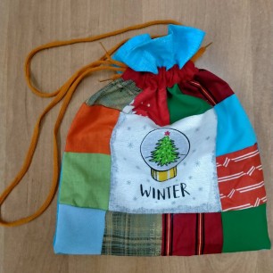 Мешочек для новогоднего подарка