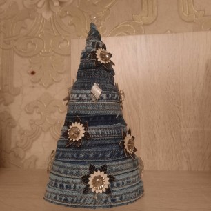 Джинсовая ёлочка