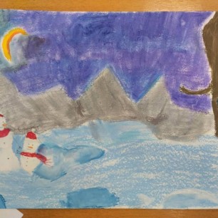 Ночные снеговики