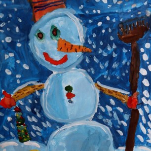 "Снеговик - друг ребят"
