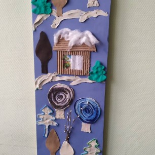 Зимний домик.