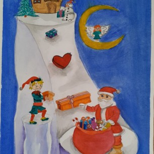 "Новогодняя работа волшебников"