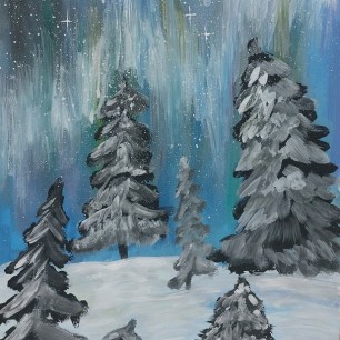 "В зимнем лесу"