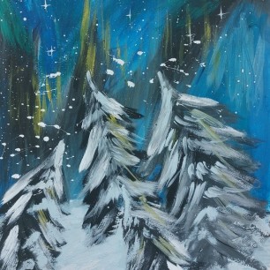 "Зимой в лесу"