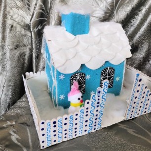 Домик снеговика.