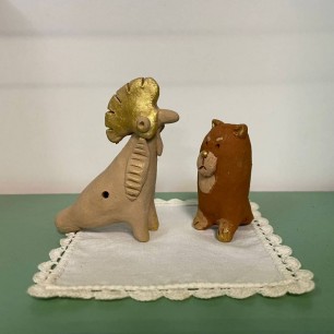 Кот и петух