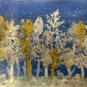 «Зимнее утро в лесу»