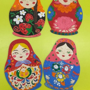 Роспись матрёшки