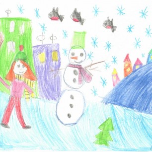 Мой друг, снеговик!