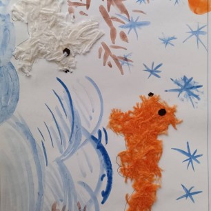 Зимой в лесу