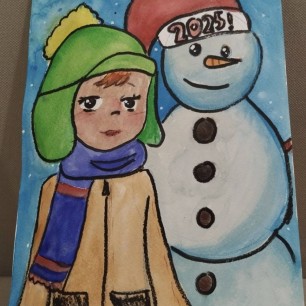 «Зимний денек у нас во дворе»