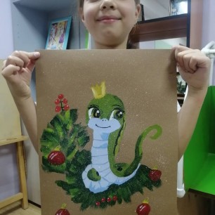 "Змейка - символ Нового года"