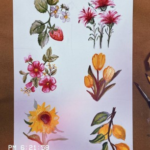 «Цветы, ягоды, фрукты»