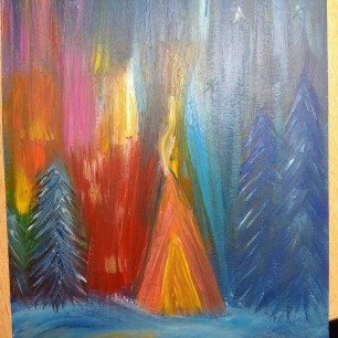 Северное сияние.