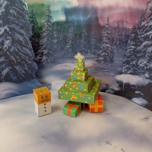 «Пиксельный Новый год в лесу»