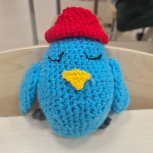 Вязаная игрушка "Совушка!"