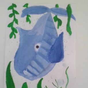 В океане синий кит