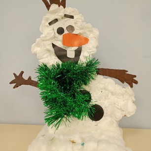 Весёлый снеговик