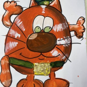 Кот - защитник
