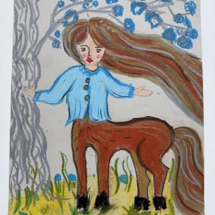 «Кентавресса в сказачном лесу».