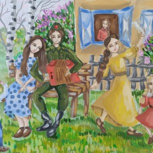 "Май 45 -го.Встреча героя"