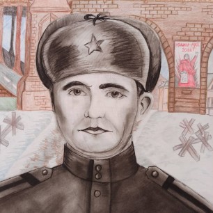 Ветеран ВОВ рядовой Горовой Е. М.