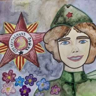 Девушки в Великую отечественную