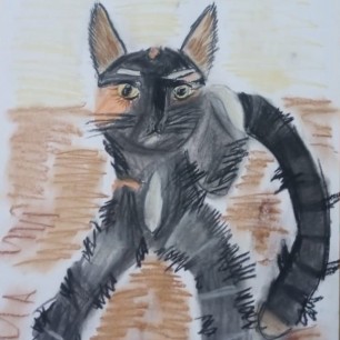 Домашняя любимица.