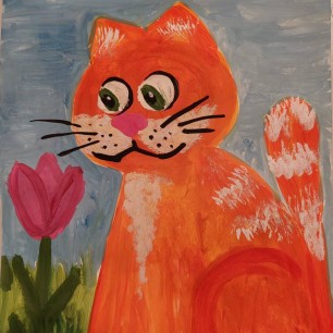 Рыжик и тюльпан