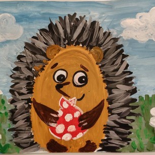 "Вышел ёжик из тумана... "