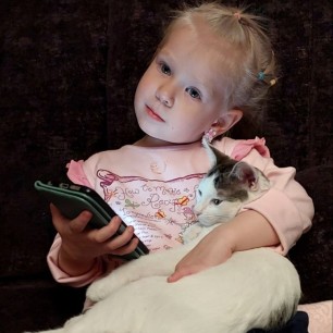 Катя с Кнопкой !!!!