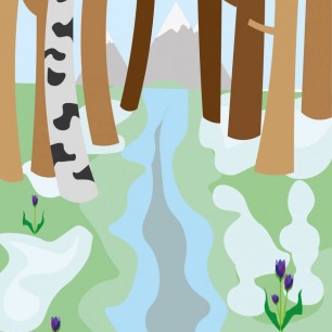 Бегут ручьи