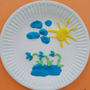 Пластилинография "Первоцветы"