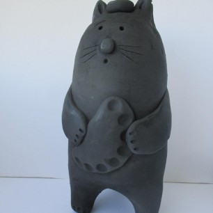 Кот с вареником