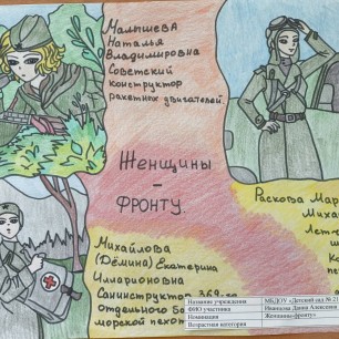 Женщины-фронту
