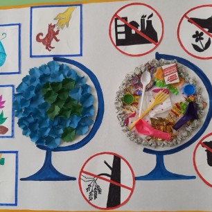 Экологический плакат "Берегите воду!"