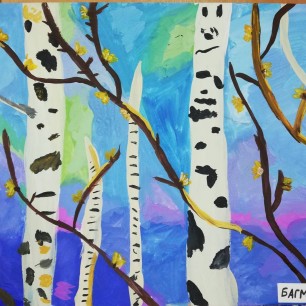 Весенние березки