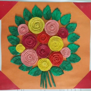 "Пластилиновый букет"