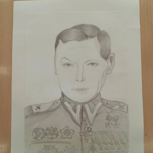 Портрет "К.К. Рокоссовский"