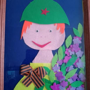 Поделка из фетра "Победный май"