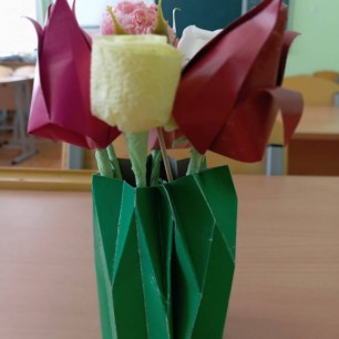 Ваза с цветами.
