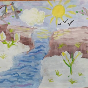 И расцвёл подснежник...