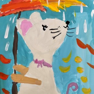 «Листочек-зонтик»