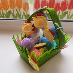 Пасхальная корзинка.