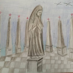 Памятник материнской силе и любви.
