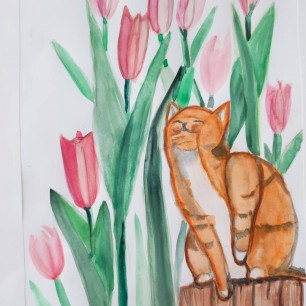 Милее кошки зверя нет