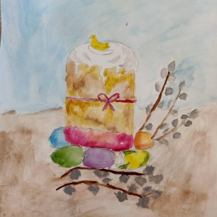 Пасхальное застолье