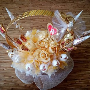 Букет из конфет "Свадебный"