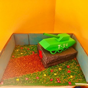 «Танк Т-34 — броня Победы»;