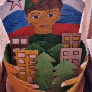 Солдат охраняет жизни